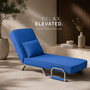 Makika Schlafsessel Schlafsofa Ted klappbar in Blau