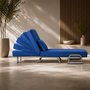 Makika Schlafsessel Schlafsofa Ted klappbar in Blau