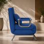 Makika Schlafsessel Schlafsofa Ted klappbar in Blau