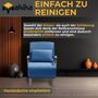 Makika Schlafsessel Schlafsofa Ted klappbar in Blau