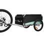 SAMAX Lastenanh�nger / Fahrradanh�nger f�r 40 Kg / 120 Liter in T�rkis / Grau - Sport Edition