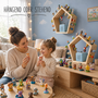 Baby Vivo Regal f�r Toniebox mit magnetischer Aufbewahrung f�r �ber 68 Tonies - F�nfeck