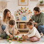 Baby Vivo Regal f�r Toniebox mit magnetischer Aufbewahrung f�r �ber 68 Tonies - F�nfeck