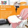 Baby Vivo Design Kinderhochstuhl aus Kunststoff - Tippy in Bubblegum