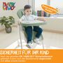 Baby Vivo Design Kinderhochstuhl aus Kunststoff - Tippy in Cool Mint