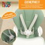 Baby Vivo Design Kinderhochstuhl aus Kunststoff - Tippy in Cool Mint