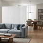 Makika Trennwand / Raumteiler aus Papier und Holz Faltbar - Wei� Eckig