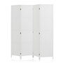 Makika Trennwand / Raumteiler aus Papier und Holz Faltbar - Wei� Eckig