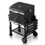 Strattore Holzkohlegrill / quadratischer BBQ XL Grillwagen aus Eisen