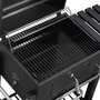 Strattore Holzkohlegrill / quadratischer BBQ XL Grillwagen aus Eisen
