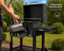 Strattore Holzkohlegrill / quadratischer BBQ XL Grillwagen aus Eisen