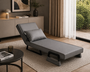 Makika Schlafsessel Schlafsofa Rio klappbar - in Grau