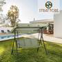Strattore Hollywoodschaukel Gartenschaukel / Gartenliege 175 x 110 x 153 cm - Gr�n