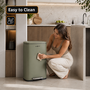 MAXCRAFT M�lleimer / Treteimer mit Soft Close Deckel - 50 Liter in Gr�n