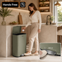 MAXCRAFT M�lleimer / Treteimer mit Soft Close Deckel - 50 Liter in Gr�n