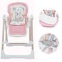 Baby Vivo 3in1 Kinderhochstuhl / Babywippe h�henverstellbar f�r Kinder - Lulu in Rosa