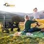 SAMAX Faltbarer Bollerwagen Offroad Camping Edition bis 200 kg - Schwarz / Gelb