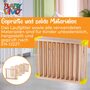 Baby Vivo Laufgitter aus Holz 8 Elemente - individuell verstellbar - PREMIUM in Gelb