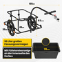 SAMAX Lastenanh�nger / Fahrradanh�nger 90 Liter / 80 Kg mit Kupplung - Mountain