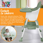 Baby Vivo Design 2in1 Kinderhochstuhl - Oscar in Gr�n