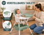 Baby Vivo Design 2in1 Kinderhochstuhl - Oscar in Gr�n
