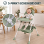Baby Vivo Design 2in1 Kinderhochstuhl - Oscar in Gr�n