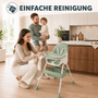 Baby Vivo Design 2in1 Kinderhochstuhl - Oscar in Gr�n