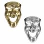Wanddeko Maske 46cm Alu silber oder gold Wandbild Wanddekoration Karnevalsmaske