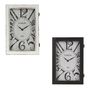 Wanduhr schwarz oder wei� mit 30x20cm Kasten Holz Tischuhr Standuhr Uhrenschrank