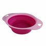 Reisenapf Rot 19cm Silikon Napf Hundenapf faltbar Silikonnapf Hund