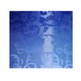 Tischdecke Damast 110x140cm blau Tafeltuch Polyester waschbar Fleckschutz 