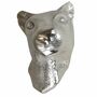 Wanddeko Leopard Troph�e 60x45x37cm Aluminium Wandskulptur Wandfigur Wandh�nger