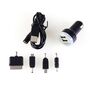 USB Ladeger�t Set 6tlg Mini Micro Adapter Zigarettenanz�nder Ladeadapter KFZ
