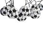 LED Solarlichterkette Fu�ball Lichterkette 10 Lampions Solar WM EM Fu�ball