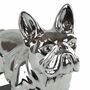 Casablanca - Skulptur, Figur - Bulldogge - Bulli - Silber - H�he: 32 cm - Polyresin