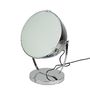 Tischleuchte 34x48cm Chrom Metall Lampe Spotlampe Strahler Fu�schalter Leuchte