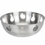 Dekoschale Edelstahl 30cm Frchtekorb Obstschale Designschale Deko Obstkorb 