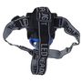 Stirnlampe LED 200Lumen 3W 4,8x6,9x5,5cm schwarz blau einstellbare Kopflampe