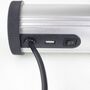 Spannungswandler 150W mit USB f�r Dosenhalter Auto 12V auf 230V Aluminium LED