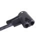 Standluftpumpe Air Flow rostfreier Stahl Manometer Fahrradpumpe Zusatzadapter