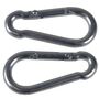 Mini Karabiner 2St�ck 4x40mm Metall verzinkt Karabinerhaken Schl�sselhaken