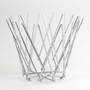 Obstkorb Sticks chrom 26x21cm Fr�chtekorb Obstschale Dekoschale Dekokorb Deko
