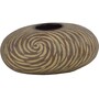 Teelichthalter Rotary 15x7cm braun beige Polystone Kerzenhalter Kerzenleuchter