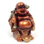 Buddha Skulptur aus Resin 14cm Buddhafigur Dekofigur Bronzefinish Buddha