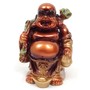 Buddha Skulptur aus Resin 14cm Buddhafigur Dekofigur Bronzefinish Buddha