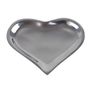 Dekoschale Flatheart 10,5x9cm Aluminium Hochglanz poliert Herzschale Deko Herz