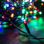 600er LED Lichterkette bunt multicolor Farblichterkette Weihnachten 230V IP44