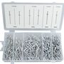 Nieten Blindnieten 320tlg. Sortiment Alu/Stahl Popnieten Set mit Flachrundkopf