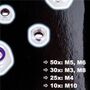 Muttern 195 Teile Set M3-M10 selbstsichernd Sechskantmuttern Sortiment