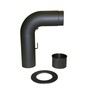 Ofenrohr Anschlu�set 4tlg 150mm glatt gezogen gussgrau Senotherm hitzebest�ndig 